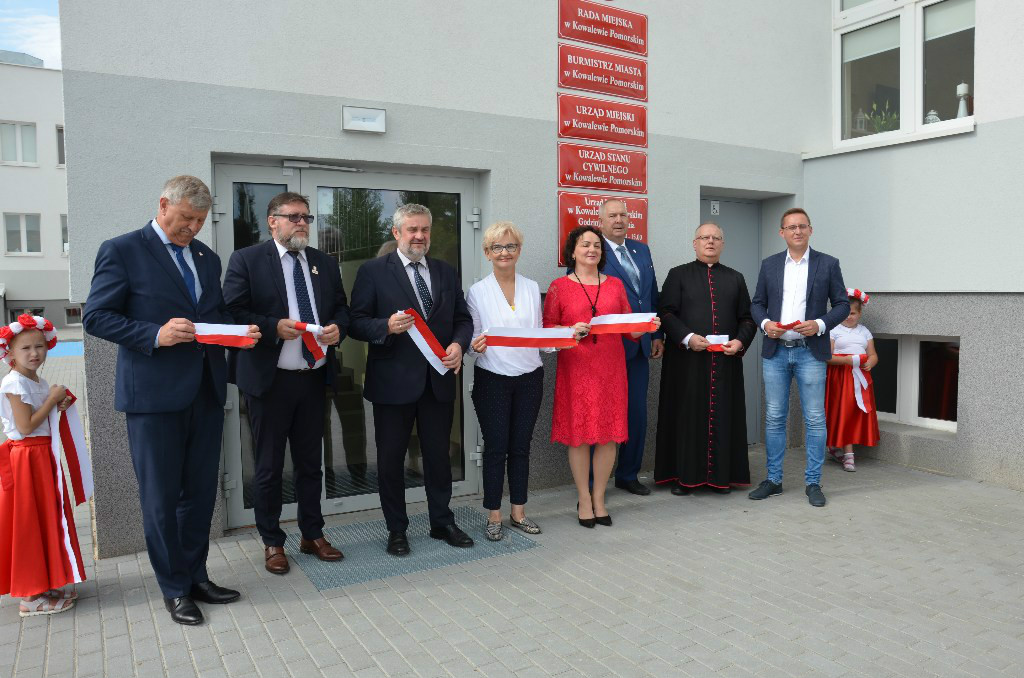 Uroczyste otwarcie nowej siedziby Urzędu Miejskiego oraz Przedszkola Publicznego w Kowalewie Pomorskim
